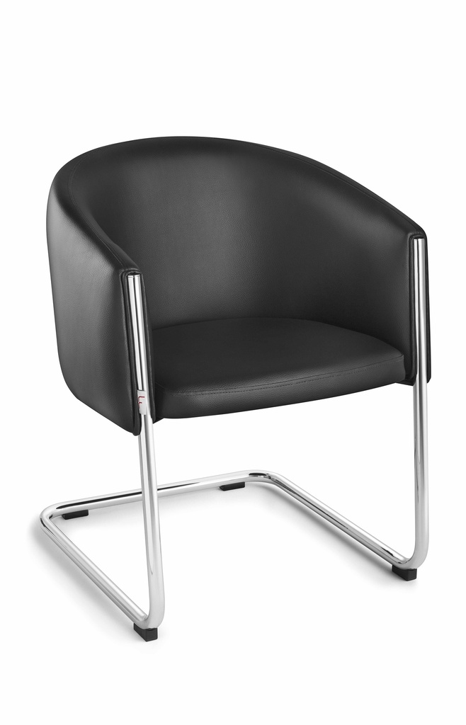 Poltrona Modelo Imagem pata cromada fija