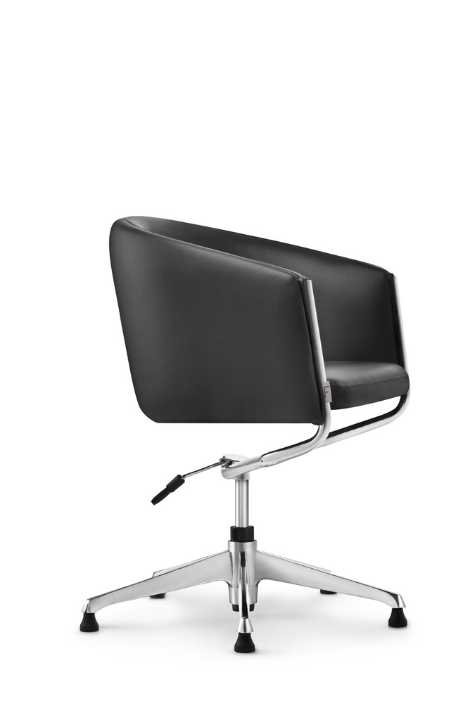 Poltrona Giratoria Modelo Imagem Patas de Aluminio 