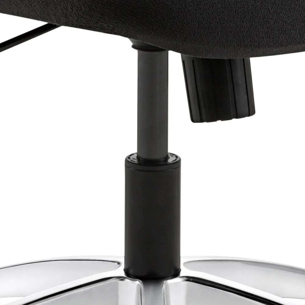 Silla Director Modelo Moon, Brazos 4D, soporte lumbar ajustable, syncrom activado por peso, columna ajustable, patas de nylon grafito