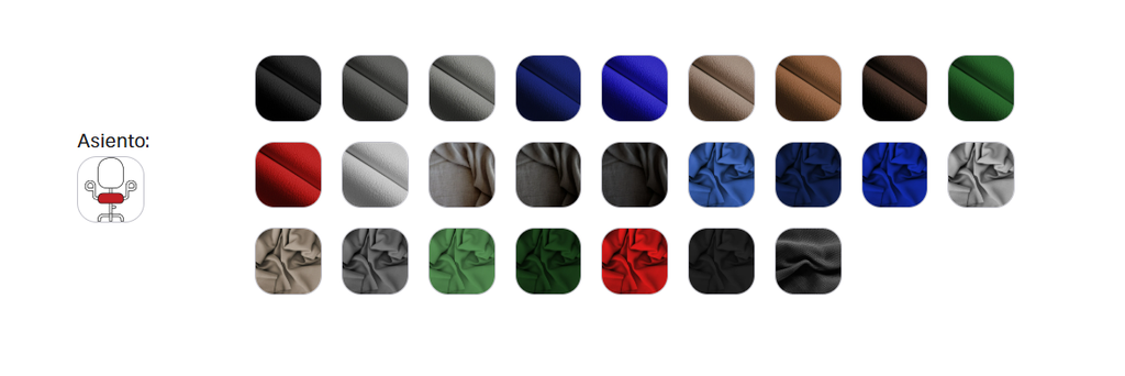 Silla de oficina negra Staff Vibe pata cromada