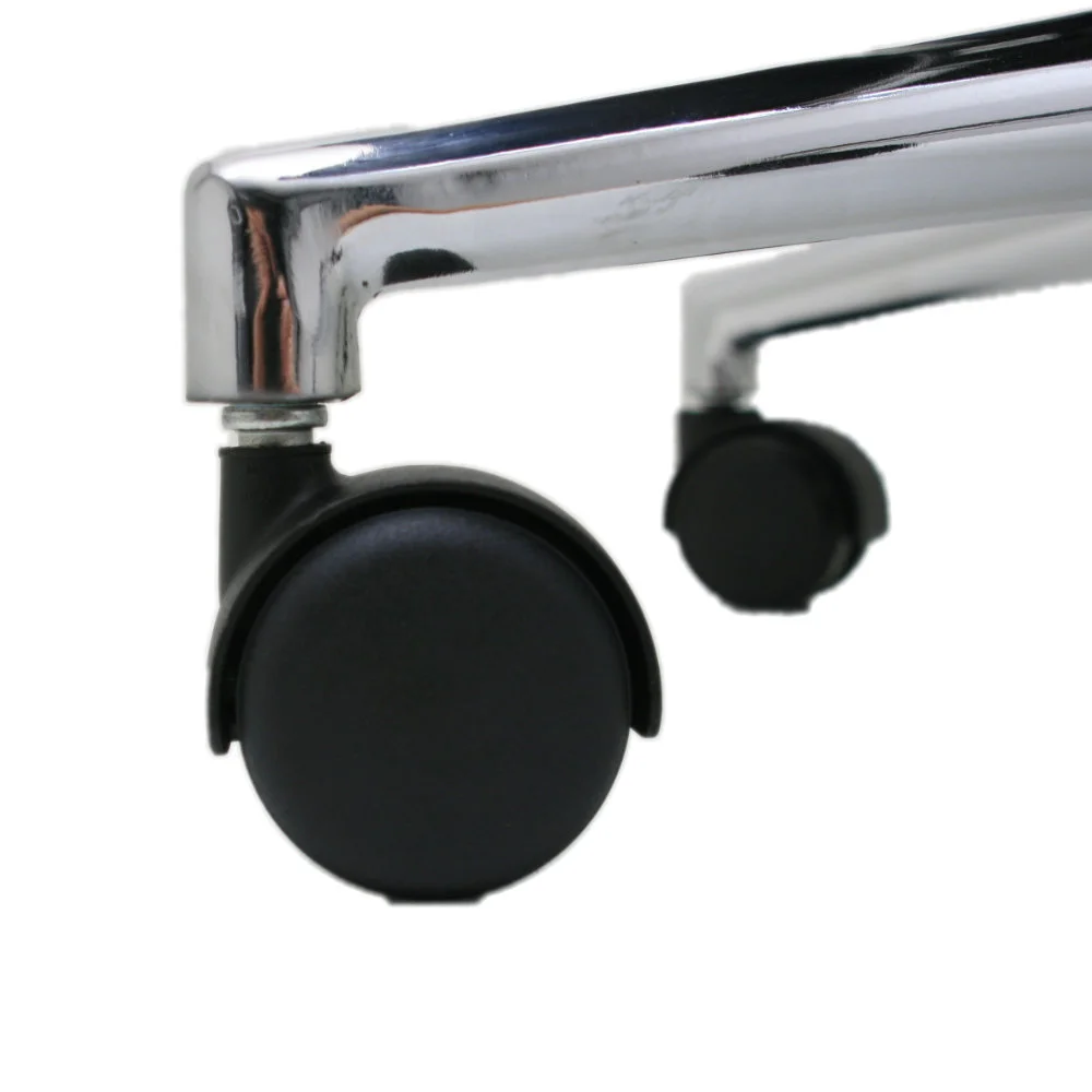 Silla de oficina negra Staff Vibe pata aluminio