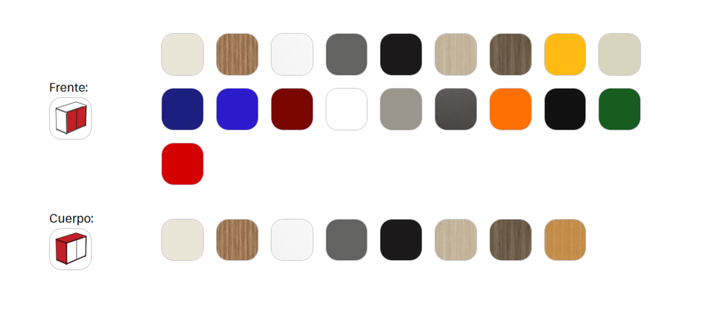 Cajonera Colgante de un cajón. 