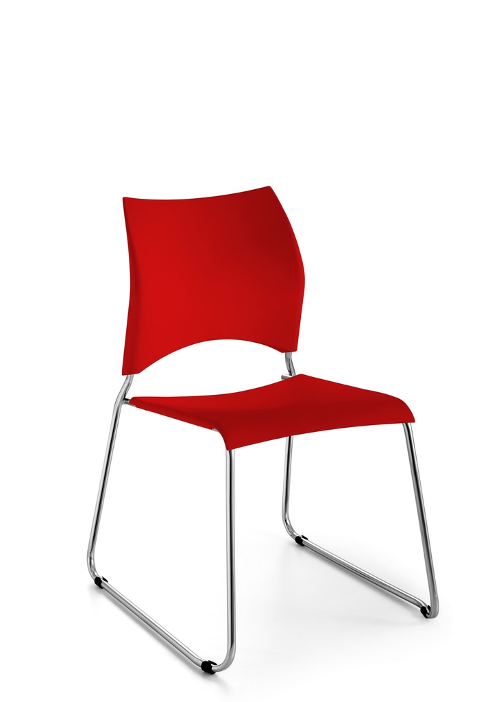 Silla Auxiliar Modelo Flow Rojo