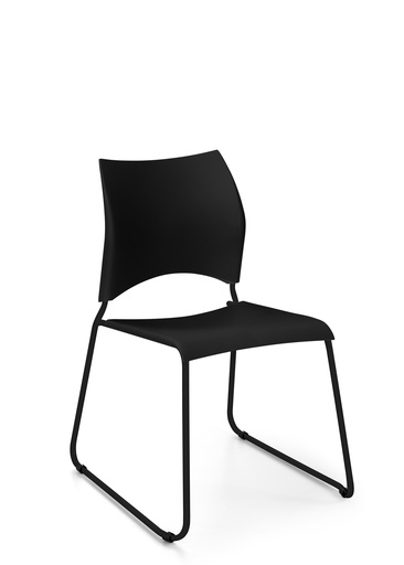 Silla Auxiliar Modelo Flow Negro 