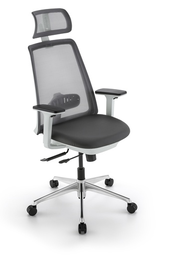 Silla Gerente modelo Vitta Patas de Aluminio