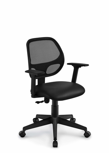 Silla Operativa Modelo Labore Patas de Nylon, Brazos Regulables 