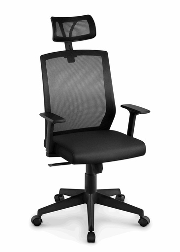 Silla Gerente Modelo Gift Mecanismo Multiposicion, Patas de Nylon, brazos regulables 